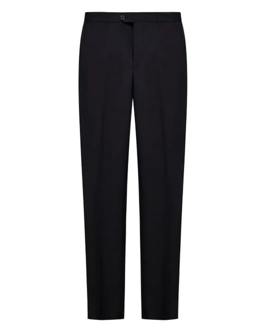 Franzese Collection Blue Tailored Trousers for men