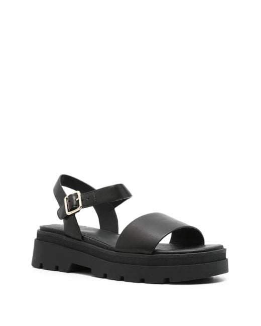 Geox Black 50Mm Adacter S Buckle Ankle-Strap Sandals