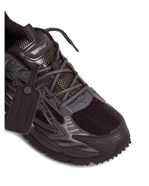 Off-White c/o Virgil Abloh Black Be Right Back Lace-Up Sneakers for men