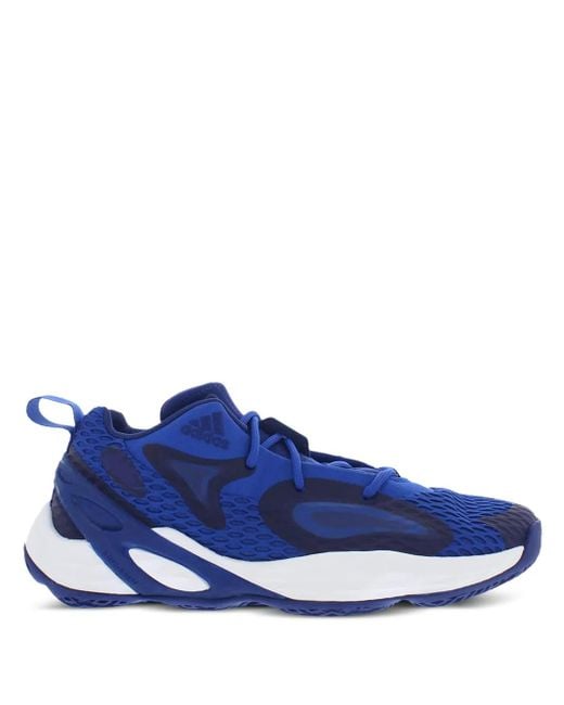 Adidas Blue Bounce Midsole Mesh Sneakers for men