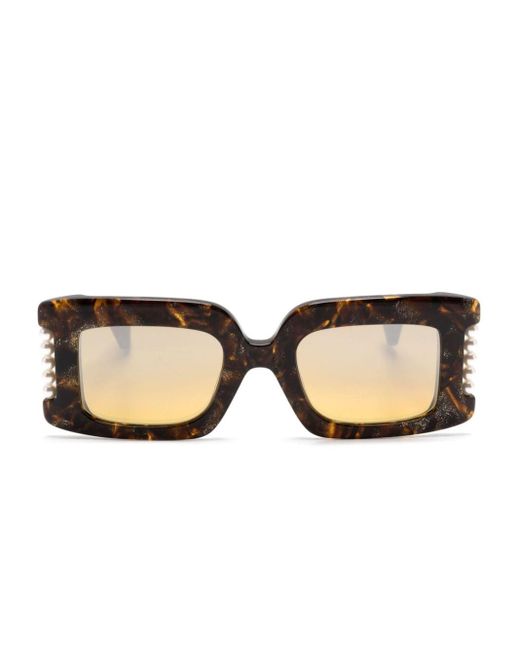 Vivienne Westwood Natural Pearl Detailed Sunglasses for men