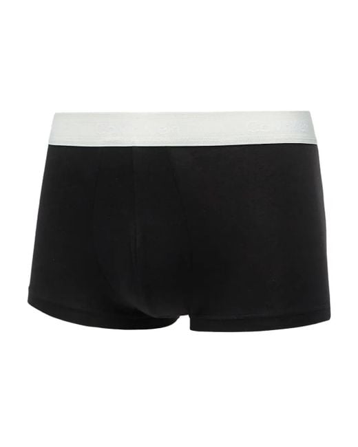 Set 3 Boxer Con Banda Logo di Calvin Klein in Black da Uomo