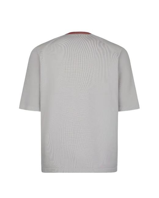 Sease メンズ グレー テクスチャード Tシャツ【公式通販】