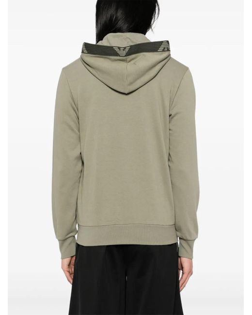 メンズ Emporio Armani ジップアップ パーカー Green
