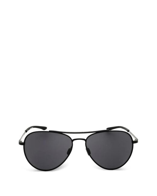 Under Armour Black Lunettes De Soleil À Monture Pilote