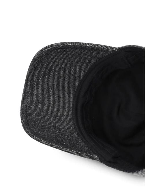 Karl Lagerfeld Black Two-Tone Baseball Cap