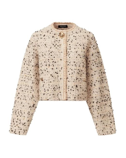 Fabiana Filippi Natural Tweed-Button Jacket