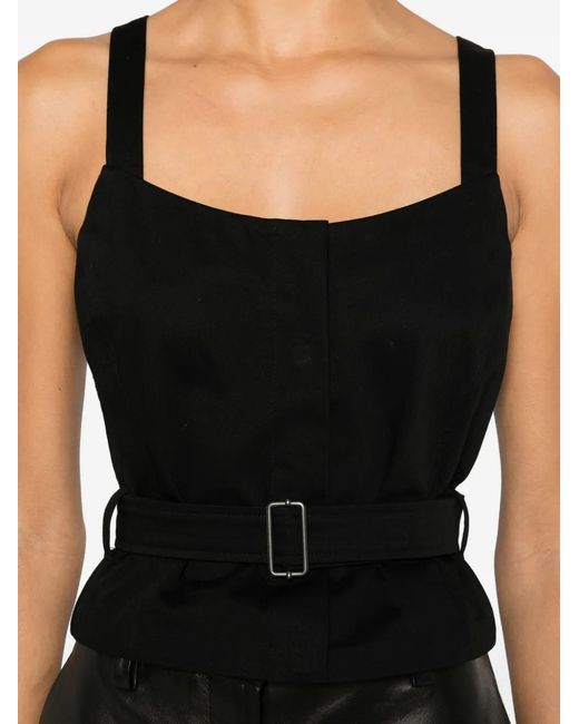 Our Legacy Black Belted Vest