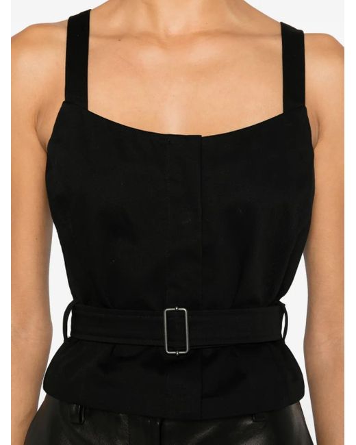 Our Legacy Black Belted Vest