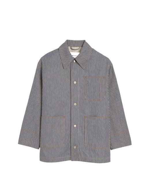 AMI Gray Cotton Worker Jacket