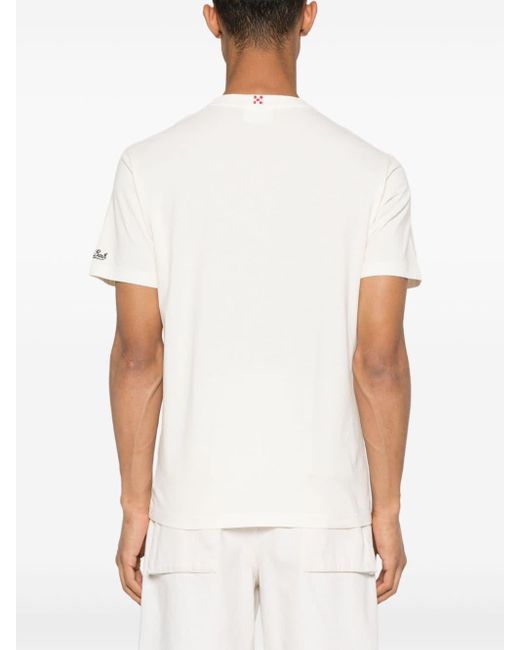 T-shirt en coton à imprimé Snoopy Mc2 Saint Barth pour homme en coloris White