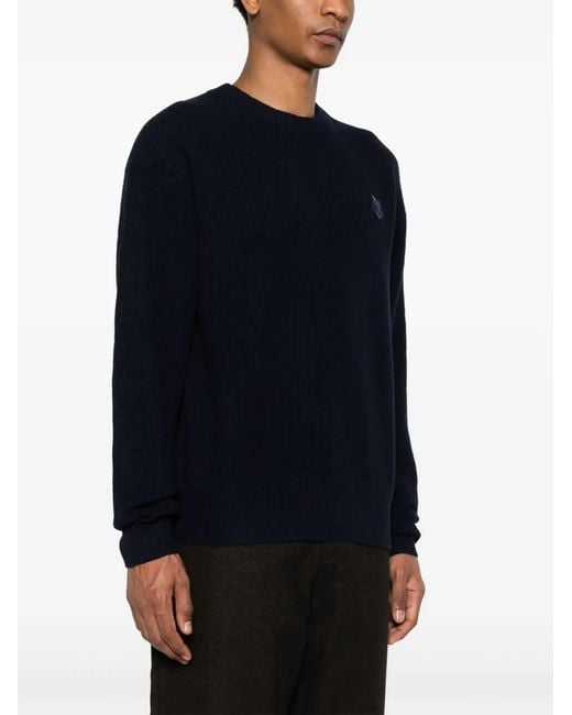 Maison Kitsuné Blue Sweaters for men
