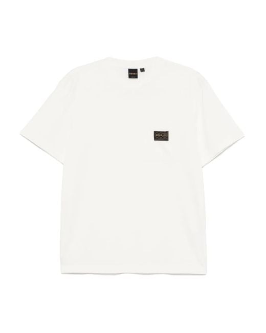 Deus Ex Machina White Terrace Pocket T-Shirt for men