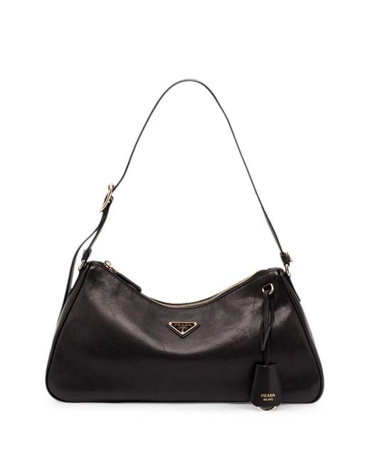 Borsa A Spalla di Prada in Black