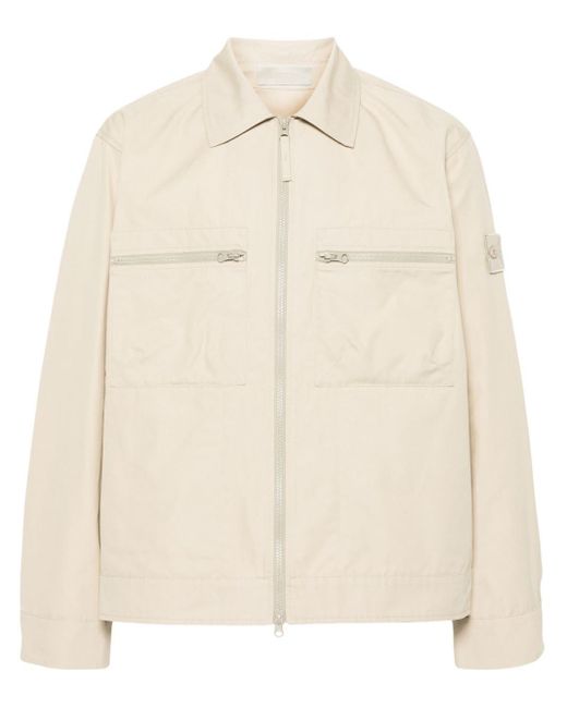 Stone Island Natural Ghost Organic-cotton Jacket for men