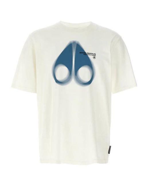 メンズ Moose Knuckles Maurice Tシャツ Blue
