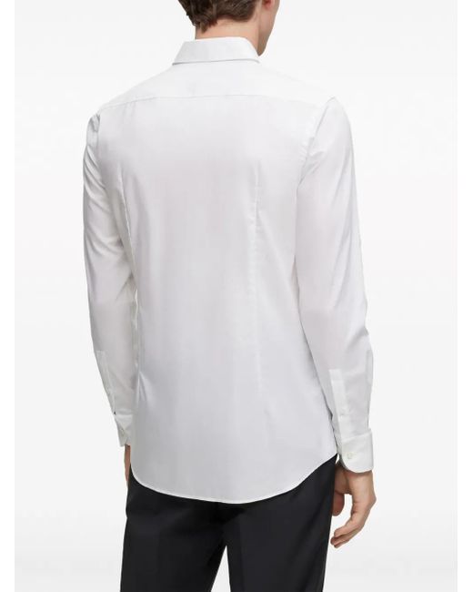Boss White Slim-Fit Shirt for men