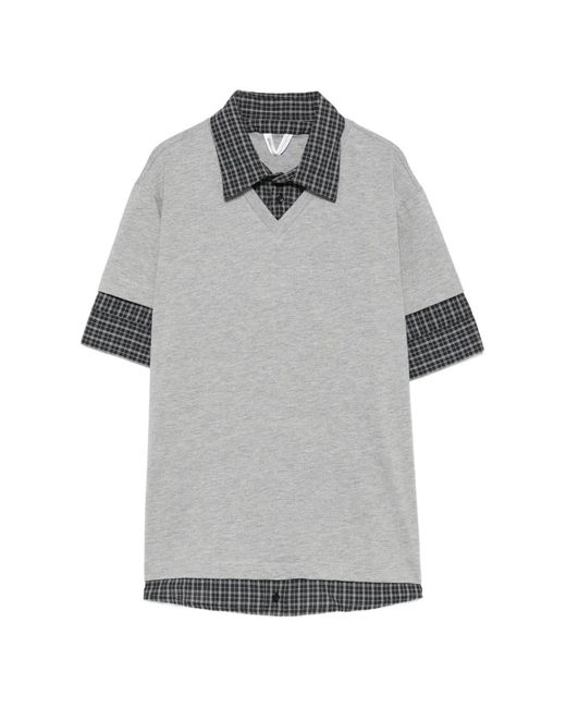 GIMAGUAS Gray Mauri Polo Top