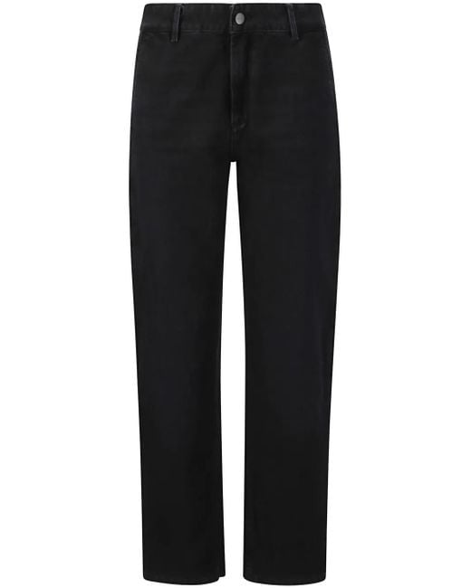 Carhartt Black W' Pierce Straight-Leg Jeans