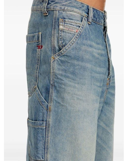 DIESEL Blue D-livery Denim Shorts for men