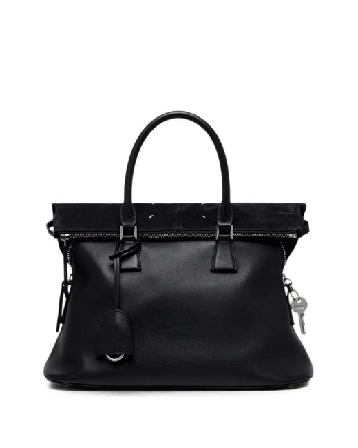 Maison Margiela Black 5Ac Soft Medium Bag