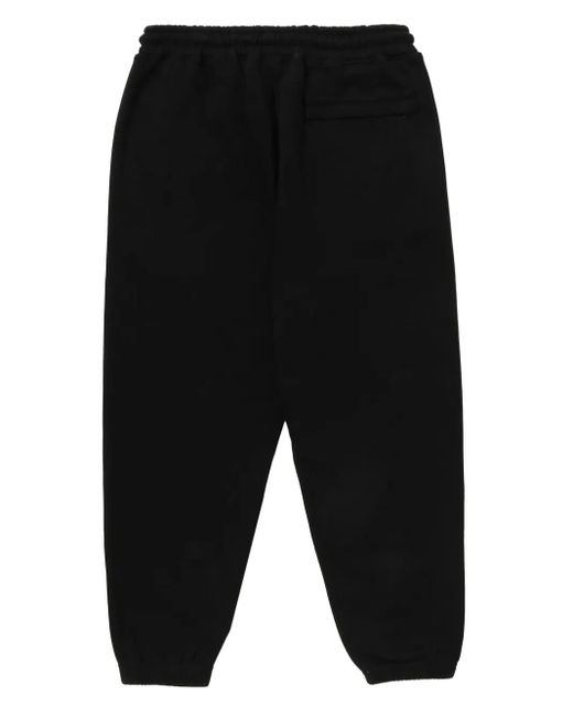 A Bathing Ape Black Shark-Head Drawstring Track Pants for men