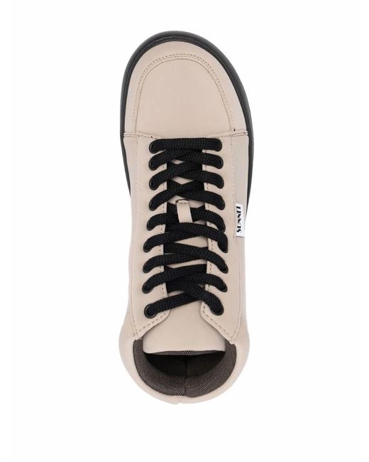 Sunnei Multicolor Chunky-Sole High Top Sneakers