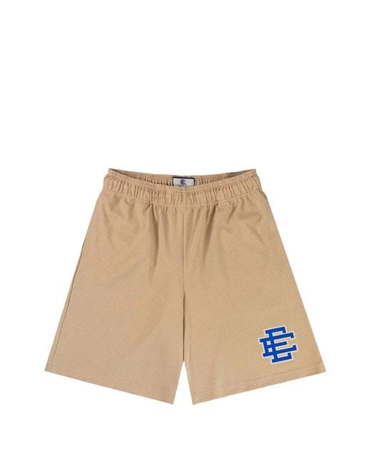 Eric Emanuel Natural Ee Baggy Mesh-Effect Shorts for men