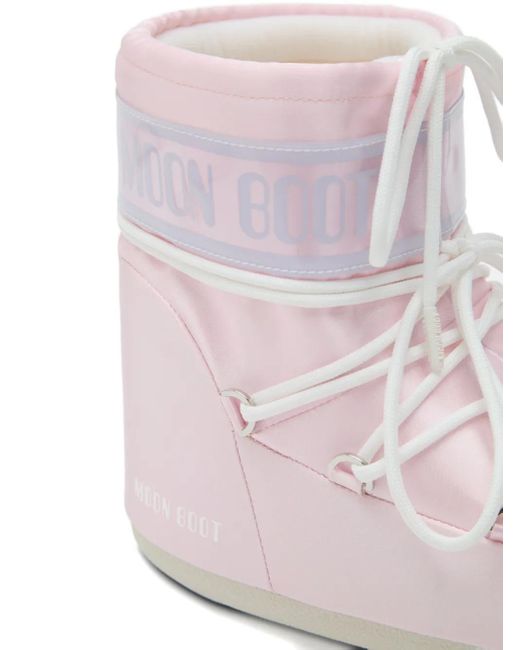 Moon Boot Icon Gewatteerde Laarzen in het Pink