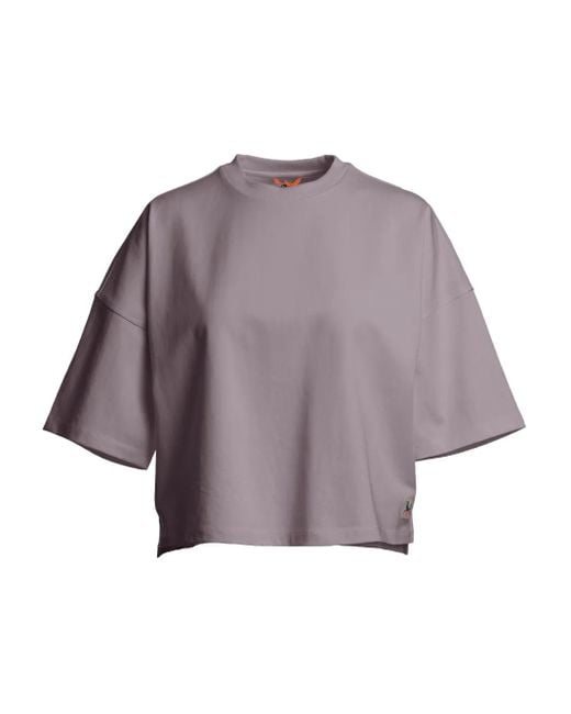 Parajumpers Purple Short-Sleeve T-Shirt