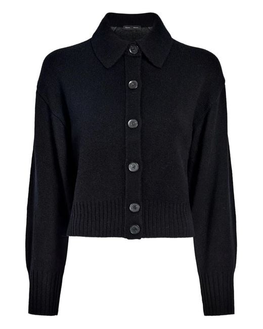 Proenza Schouler Blue Rocio Buttoned Cardigan