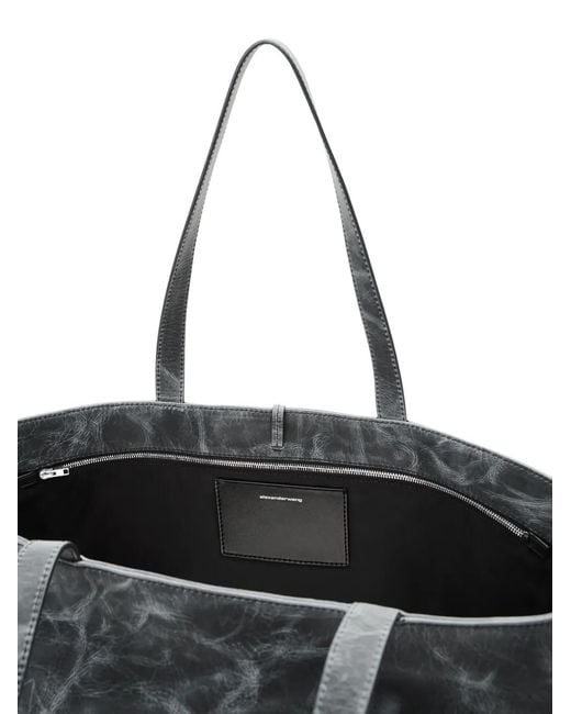 Alexander Wang Black Tote Bag With Embossed Punch Logo
