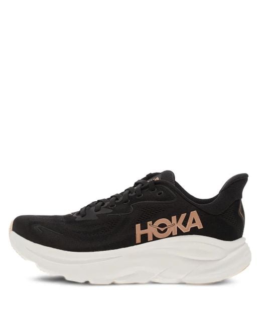 Hoka One One Black Clifton 10 Sneakers