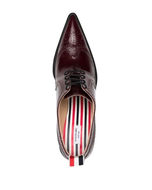 Thom Browne Brown Longwing Pumps