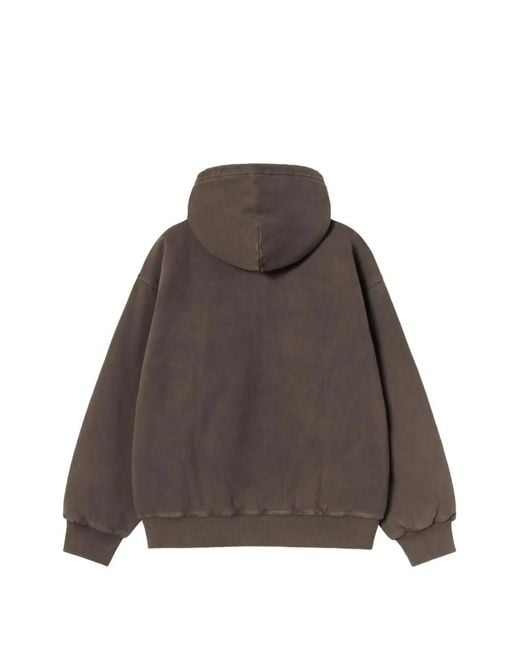 Carhartt Brown Hooded Vista Jacket for men