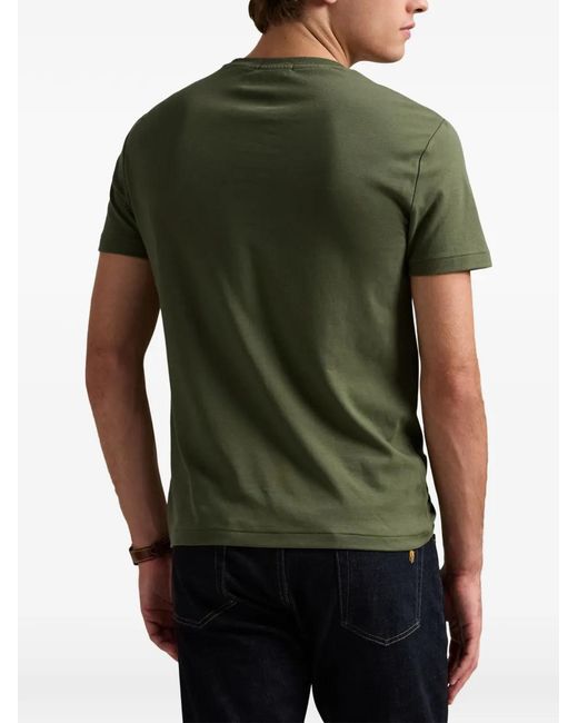 Polo Ralph Lauren Green Pony-Logo T-Shirt for men