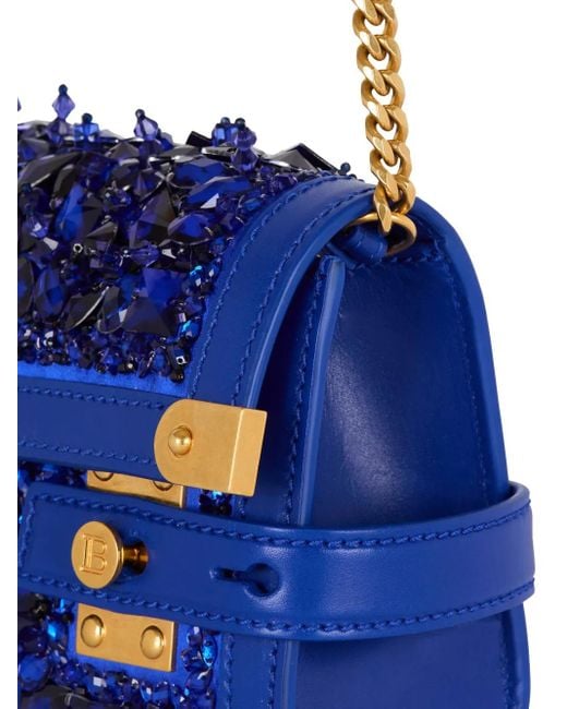 Borsa A Tracolla B-Buzz Pouch 23 di Balmain in Blue