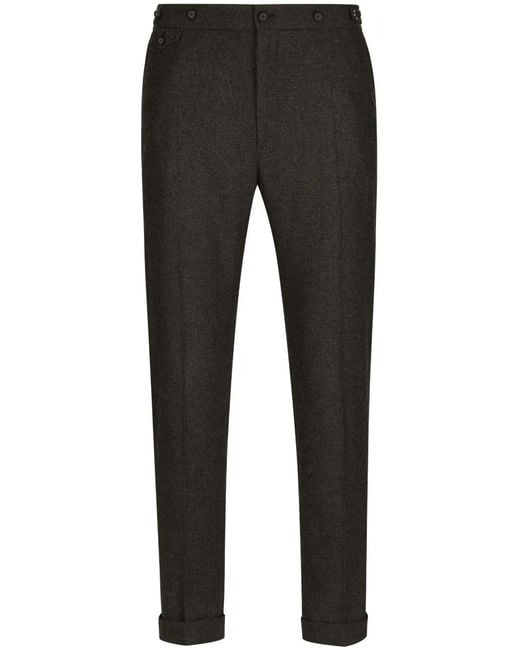 Dolce & Gabbana Gray Tailored Trousers for men
