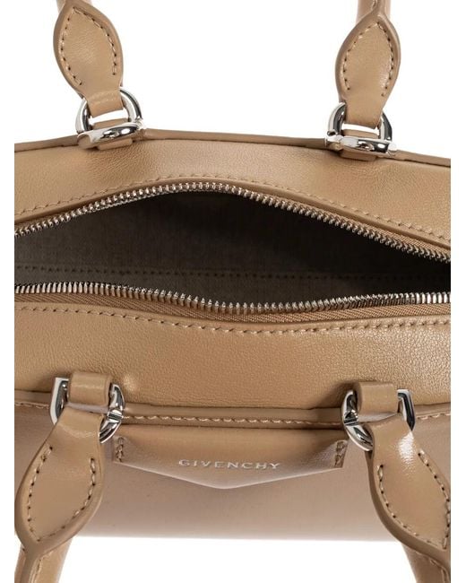 Givenchy Natural Antigona Leather Mini Tote Bag