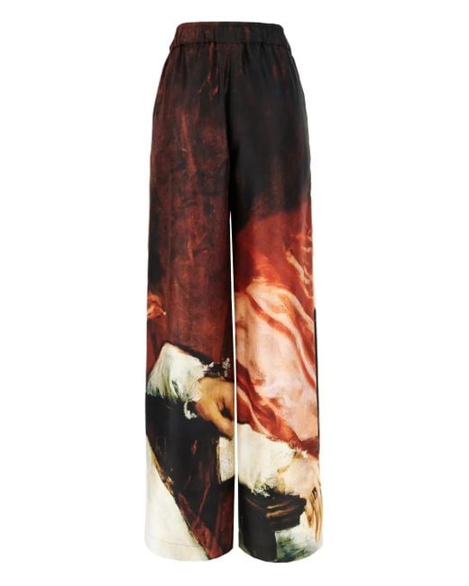 McQueen Orange Pants