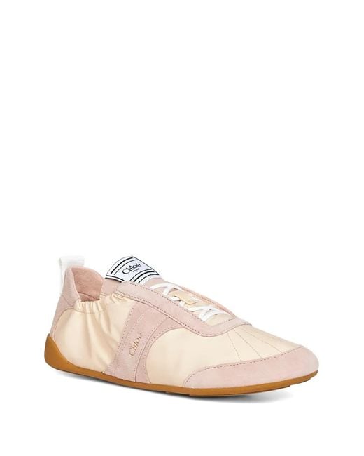 Chloé Pink Chloè Kick Sneaker