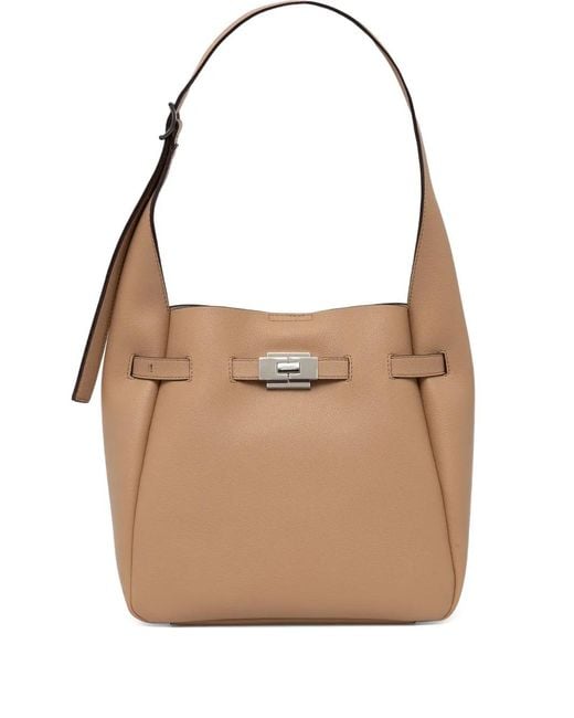 DKNY Natural Buckle-Detail Tote Bag