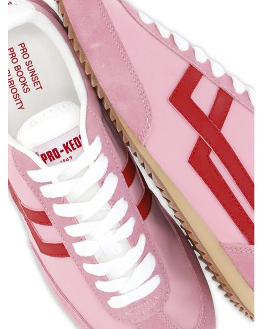 Pro Keds Pink Racer77 Striped Sneakers