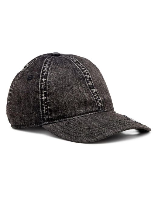 DIESEL Black C-Ewan-Plak Cap for men