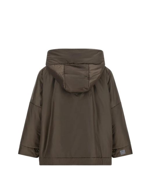 Max Mara Brown Mtcfiore Hooded Jacket