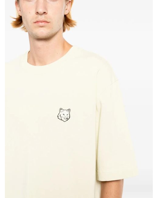 Maison Kitsuné Natural Fox Head T-Shirt for men