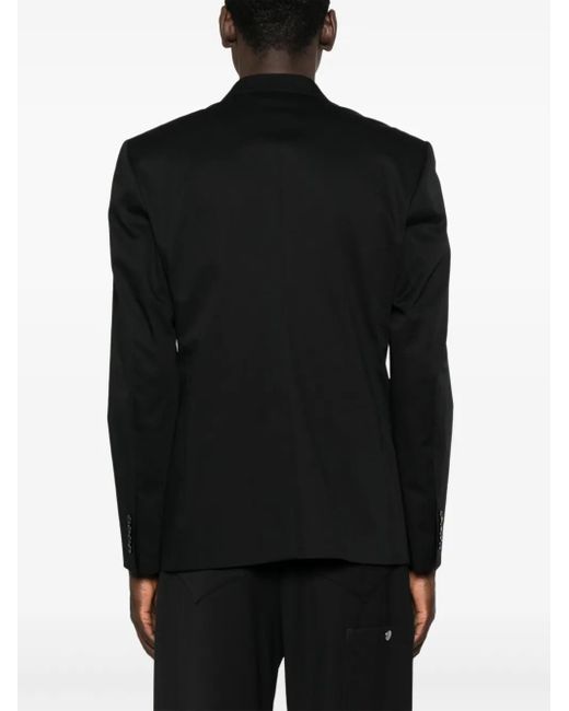 Dolce & Gabbana Black Double-Breasted Blazer for men