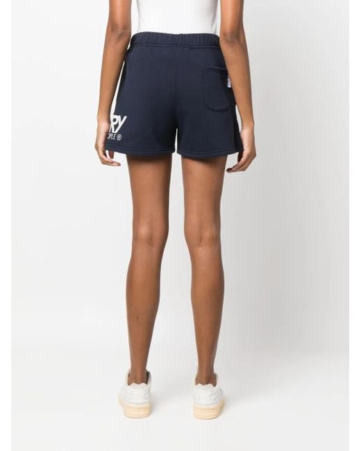 Autry Blue Shorts With Logo