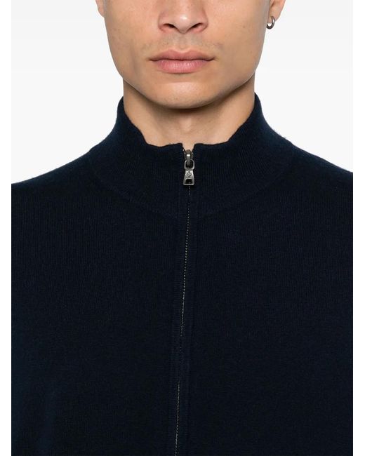 Ballantyne Blue Zip-Up Cardigan for men