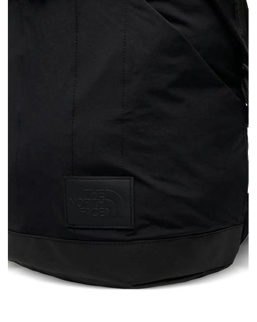 The North Face Black Logo-Patch Backpack